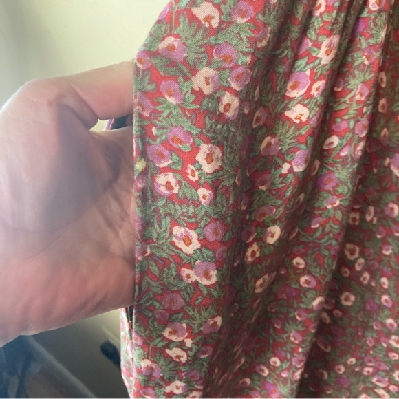 Aeropostole Ditzy Flower Key Hole Front Romper Pants Size Large - Picture 6 of 11